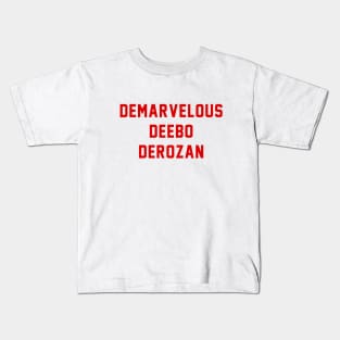 Demarvelous Deebo Derozan Kids T-Shirt